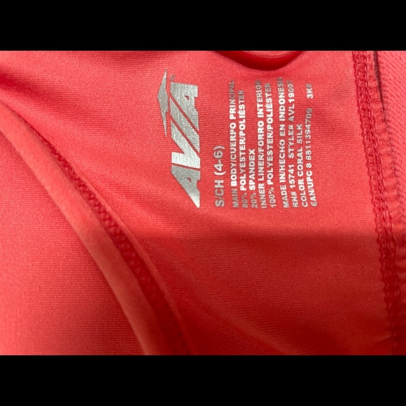 NWOT Coral color Avis sports bra - Picture 3 of 4
